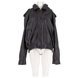 Autre Marque Giacca bomber corta nera THE FRANKIE SHOP