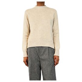 Autre Marque Camisola de malha gola redonda salpicada aveia - size XS