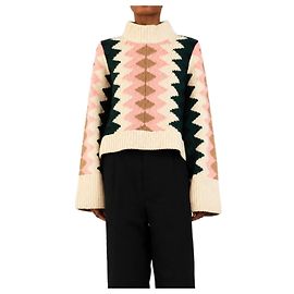 Khaite Pull en cachemire zigzag intarsia Lima multicolore - size XS