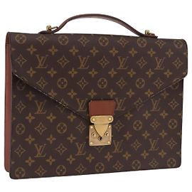 LOUIS VUITTON Monogram Porte Documents Bandouliere Bag M53338 LV