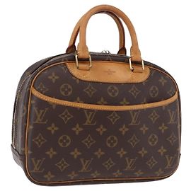 LOUIS VUITTON Monogram Trouville Hand Bag M42228 LV