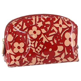 LOUIS VUITTON Sweet Monogram Pochette Cosmetic PM Pomme D'amour LV