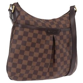 LOUIS VUITTON Damier Ebene Bloomsbury PM Shoulder Bag N42251 LV