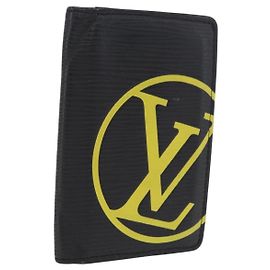LOUIS VUITTON Epi Organizer Dupoch Card Case Black M63582 LV
