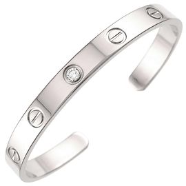 Bracciale Cartier Love in oro bianco 18K