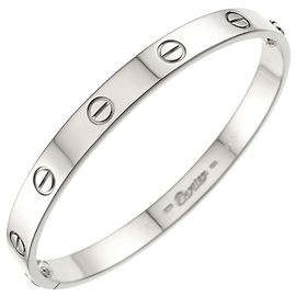 Bracciale Cartier Love in oro bianco 18K