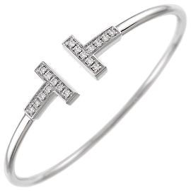 Autre Marque Tiffany & Co. T Wire Diamond Bangle