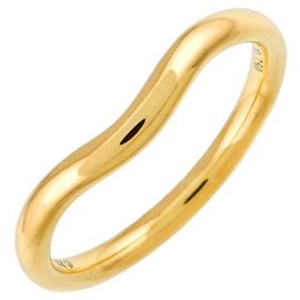 Autre Marque Anello Curved Band di Tiffany & Co. in Oro Giallo 18K