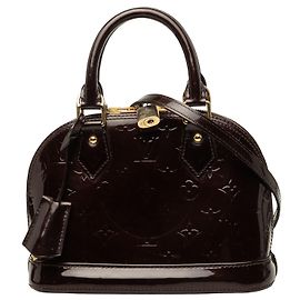 Louis Vuitton Purple Monogram Vernis Alma BB