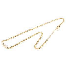 Collar Dior Gold Plated con Colgante de Strass