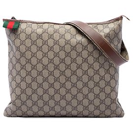 Gucci Beige GG Supreme Web Crossbody