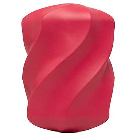 Bottega Veneta The Whirl Clutch en piel de becerro rosa
