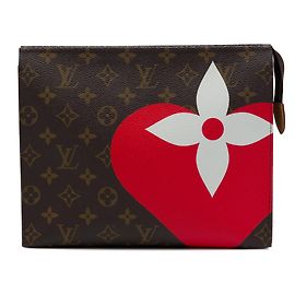 Louis Vuitton Brown Monogram Game On Kulturbeutel 26