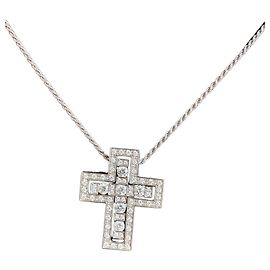 Collar de Cruz Damiani Belle Époque en Platino y Diamantes