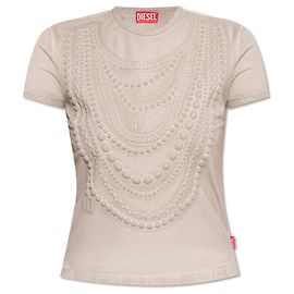 Diesel Top T-NEKKA t-shirt de algodão cinza
