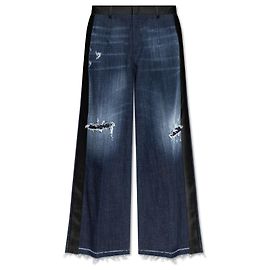 Vaqueros wide-leg Dsquared2 azul marino