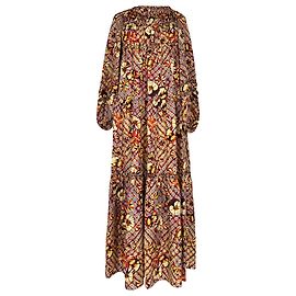 Abito midi stampato Anastasia Ulla Johnson in seta multicolore