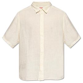 Camicia Diesel S-UCCLE-A in lino crema