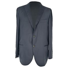Boglioli Einreihiger Blazer aus grauer Wolle