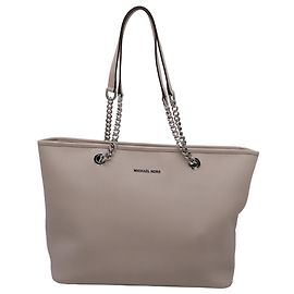 Borsa Tote Michael Kors Jet Set Travel in pelle beige