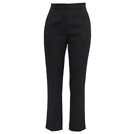 Autre Marque Pantalones de pierna recta Lafayette 148 en lana negra