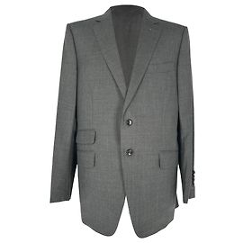 Blazer Slim-Fit Tom Ford O'Connor in lana grigia