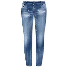 Dsquared2 Twiggy Jean Blue Cotton Skinny Jeans