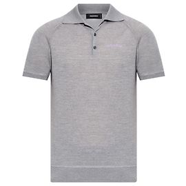 Dsquared2 Logo Polo Grey Wool