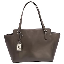 Borsa a tracolla Lauren Ralph Lauren in pelle marrone