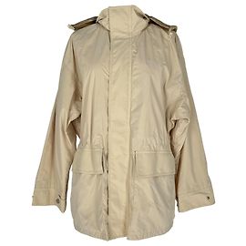 Burberry London Light Layer Windbreaker aus beigem Polyamid