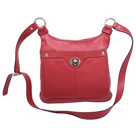 Bolsa Tiracolo Coach Penelope em couro vermelho