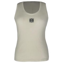 Canotta Loewe Anagram in cotone bianco