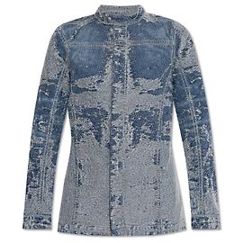 Giacca di jeans Diesel blu in cotone