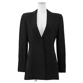 Emporio Armani taillierter Jacket aus Acetat und Viskose