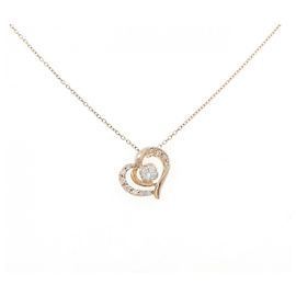 Autre Marque Collar 4C Au750 Diamante y Rubí