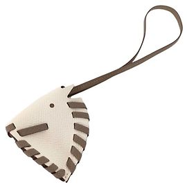 Hermès Hermes Etoupe Gray Taschenanhänger