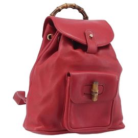 Gucci Vintage Bamboo Leather Mini