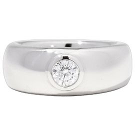 Autre Marque Anillo Solitario Diamante 0,5ct Oro Blanco 18k