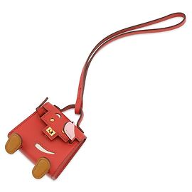 Hermès Hermes Bijou de Sac Kelly Doll Charm in Sanguine, Nata, and Rose Sakura