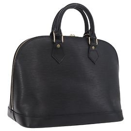LOUIS VUITTON Epi Alma Hand Bag Noir Black M52142 LV Auth 208593V - Jerrillo
