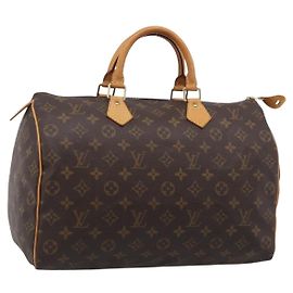 LOUIS VUITTON Monogram Speedy 35 Hand Bag M41524 LV Auth 209634V - Jerrillo