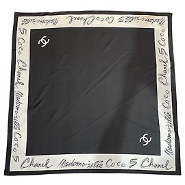 Chanel Coco 5 Tuch schwarz