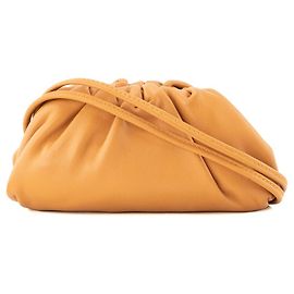 BOTTEGA VENETA - Pochette mini Pouch Bottega Veneta in pelle liscia marrone