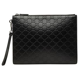 Gucci Guccissima Clutch in Schwarz