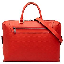Sac Business Porte Documents Jour Louis Vuitton Damier Infini Orange
