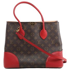 mala de mão 2Way Louis Vuitton Flandrin Monogram em Castanho M41596
