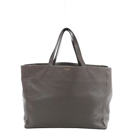 Autre Marque Sac à épaule Vorisse en cuir Saint Laurent Paris Gris 314252