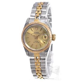 Tudor Princess Oyster Date Automatic Stainless Steel and 18K Yellow Gold 25
