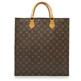 Louis Vuitton Monogram Sac Plat Marrone Tela e Pelle