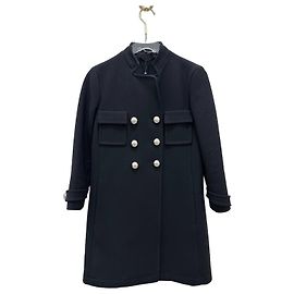 Abrigo estilo militar de lana negro GUCCI IT 40 de segunda mano